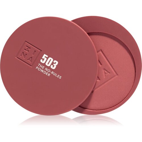 3INA The No-Rules Powder večnamensko ličilo za oči, ustnice in obraz odtenek 503 - Nude pink, matte 8 g Cene