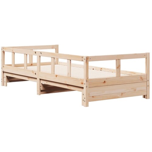  Dnevni krevet bez madraca 90 x 190 cm od masivne borovine Slike