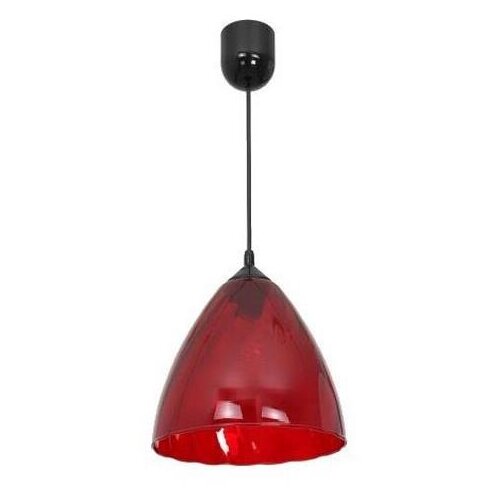  Luster na sajli FLASH 1xE27/60W/230V crvena Slike