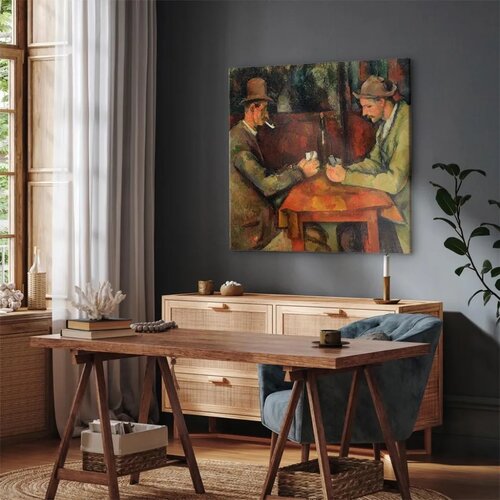  Slika - Paul C&amp;eacute;zanne &amp;ndash; The Card Players 60x60 Akustična Slike
