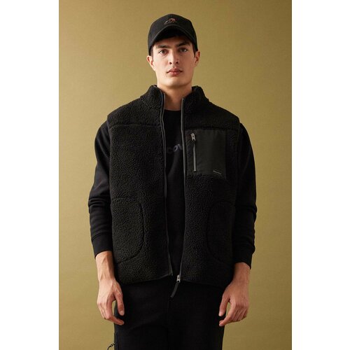 Defacto Discovery Channel Oversize Fit Stand-up Collar Vest Cene