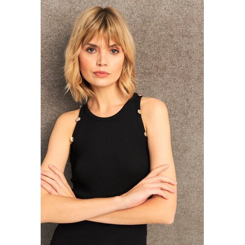 Cool & Sexy Ženska bluza Tf55, Crna Cene