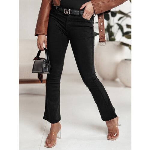 DStreet Spodnie damskie FREEREX typu bootcut czarne Cene