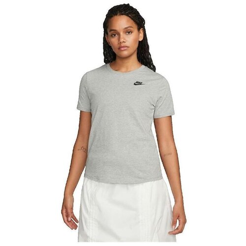 Nike Majice s kratkimi rokavi T-shirt Sportswear Club Essentials gris Siva Slike