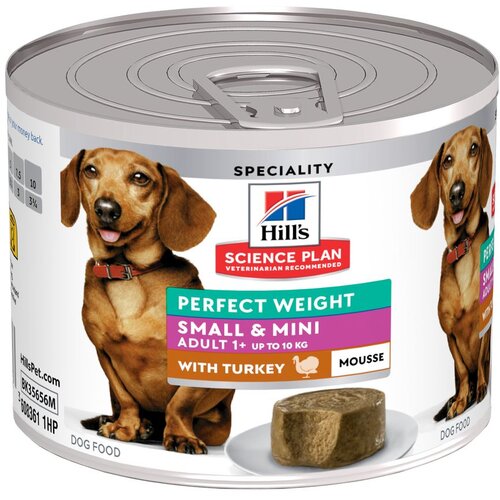 Hill’s Science Plan Perfect Weight Adult Small & Mini Mousse – Puretina (12 x 200 g) Cijene