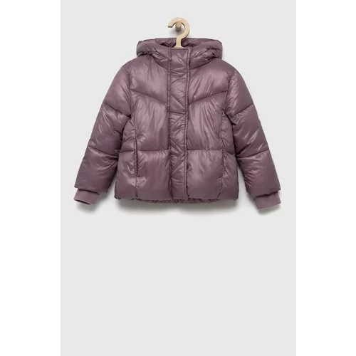 GAP Otroška jakna vijolična barva