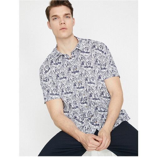 Koton Shirt - Navy blue - Regular fit Slike