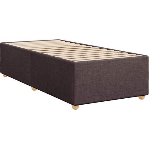VidaXL Okvir za krevet tamnosmeđi 100x200 cm od tkanine Slike