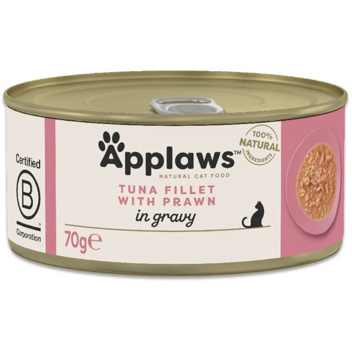 Applaws Cat u umaku 6 x 70 g - Filet tune s kozicama Slike