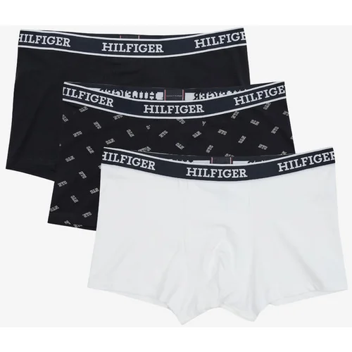 Tommy Hilfiger Oprijete boksarice 3 Piece Črna