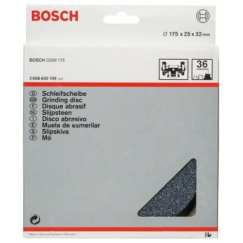 Bosch brusna ploča za dvostranu brusilicu 2608600110, 175 mm, 32 mm, 60 Slike