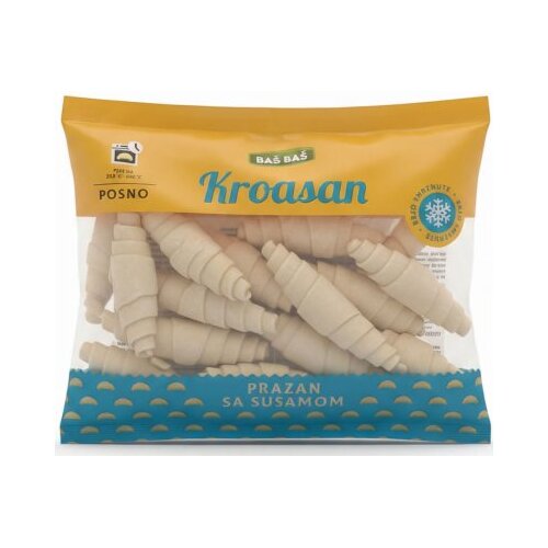 Baš Baš SMRZNUTI KROASANI PRAZNI SA SUSAMOM 900G Cene