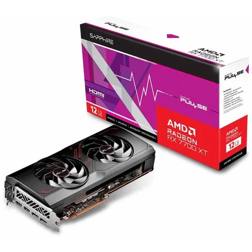 Sapphire VGA PULSE AMD RADEON™ RX 7700 XT GAMING 12GB GDDR6 DUAL HDMI / DUAL DP LITE 11335-04-20G