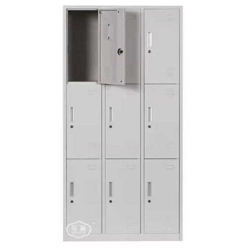 Master Ormar metalni 9 vrata 1800x900x39cm sivi HDG-09-RAL7016 Slike