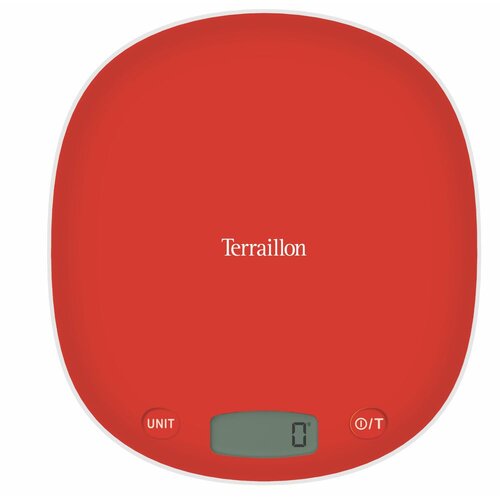 Terraillon Macaron+ RE-CYCLE POPPY RED kuhinjska vaga Slike