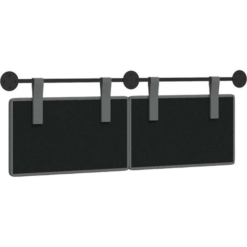  Viseće uzglavlje kreveta Tamno siva tkanina - Tamno siva 140 cm bez LED Cene