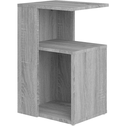 VidaXL Stranska mizica siva sonoma 36x30x56 cm konstruiran les, (20601547) Slike