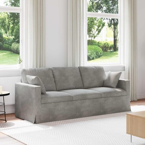 SOFA Svijetlo siva 198 x 78 x 80 cm Baršun Cene