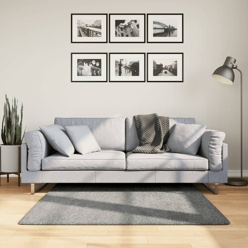 vidaXL Košata preproga moderna zelena 120x120 cm Cene