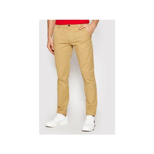 Tommy Jeans Chino hlače Scanton DM0DM09595 Rjava Slim Fit