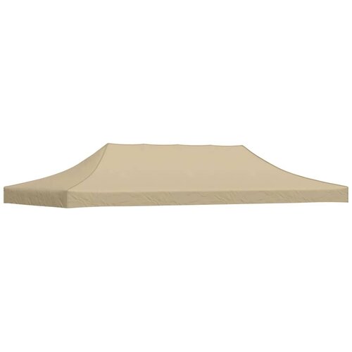 Krov za &scaron;ator za zabave 6 x 3 m bež 270 g/m&sup2; Cijene