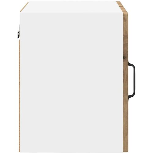  Zidni stakleni ormarić Umjetnički hrast 40 x 31 x 40 cm Slike