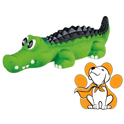 Trixie Dog Toy Crocodile 33cm, Igračka Od Lateksa, Krokodil Slike