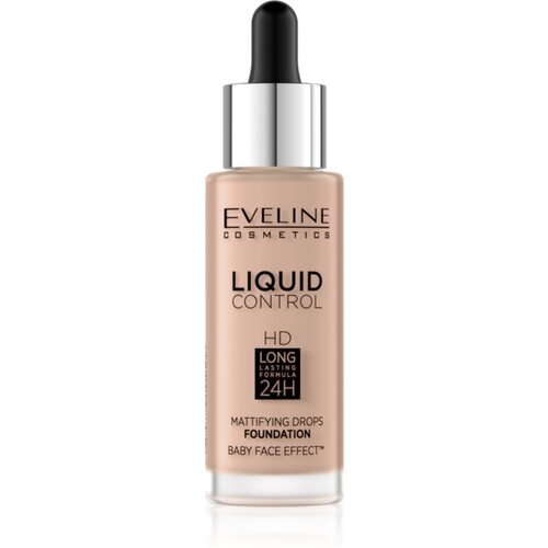 Eveline Cosmetics Liquid Control tekući puder s kapaljkom nijansa 025 Light Rose 32 ml Slike