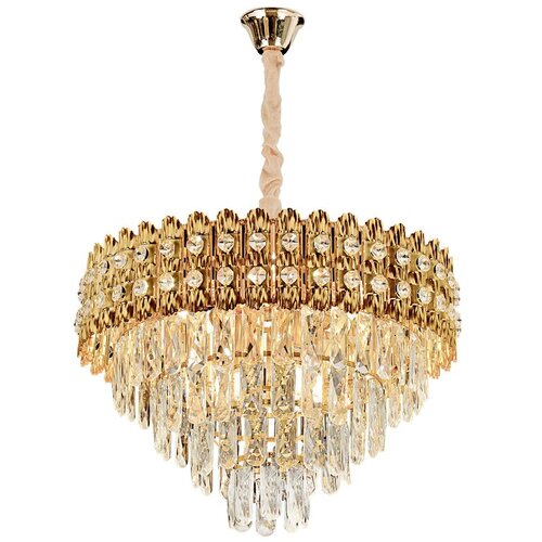 Toolight Visilica s kristalima G058-CP 60CM GOLD Cene