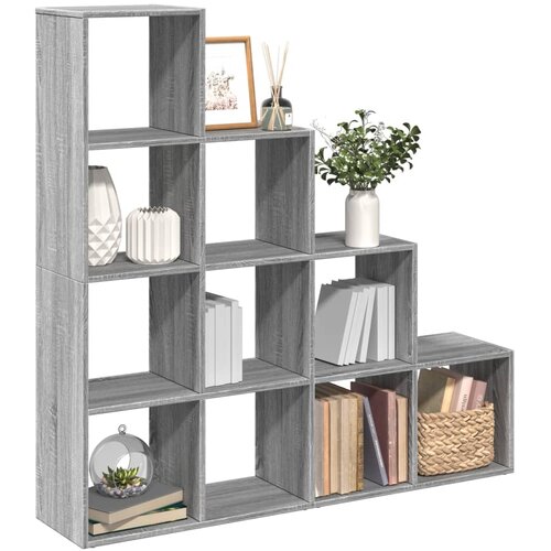  Pregrada/regal za knjige 4razina sonoma 131,5x29x131,5cm drveni Cene