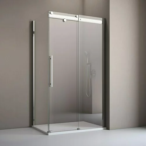 CAMARGUE Drsna tuš vrata Top-Roller (120 x 210 cm, desna, steklo: 6 mm, premaz WonderClean)