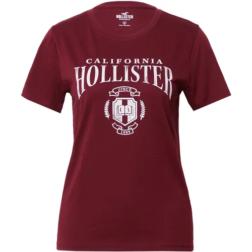 Hollister Majica krvavo rdeča / bela