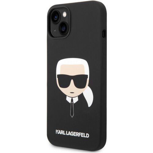  Originalen ovitek KLHCP14SSLKHBK za iPhone 14 6.1 črn silikonska zaščita - Karls Head Cene