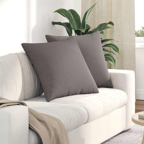  Jastučići za sofu 2 pcs Sivo-smeđa 80 x 80 cm tkanina Cijene