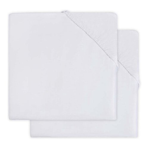Jollein rjuha jersey 40/50x80/90 2/1 white Cene