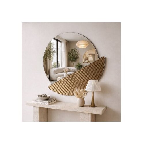 Hanah home Ogledalo Crescent Bronze Slike
