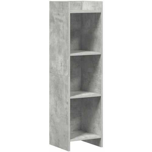 VidaXL Police za knjige Betonska siva 30 x 30 x 111 cm - Betonska siva 30 cm Slike