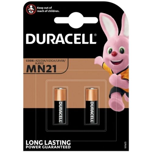 Duracell alkalne baterije MN21 12V PAK2 ck - 10 x 29 mm, 8LR932, 23A, A23, 42316 Slike