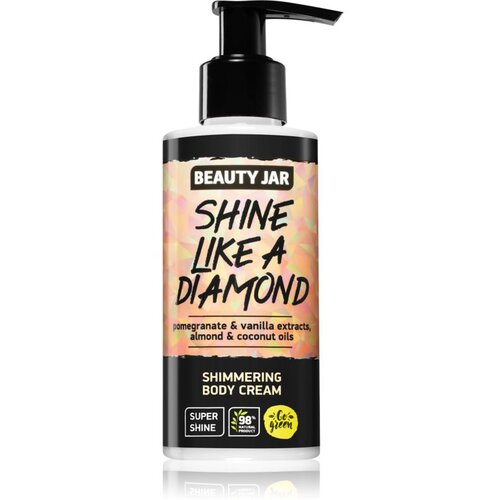 Beauty Jar Shine Like A Diamond posvjetljujuća krema za tijelo s hranjivim učinkom 150 ml Slike