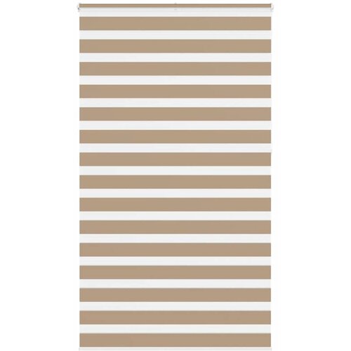 vidaXL Zebra zavesa peščeno rjava 135x230 cm Širina blaga 130,9 cm Poliester, (5000297440) Cene