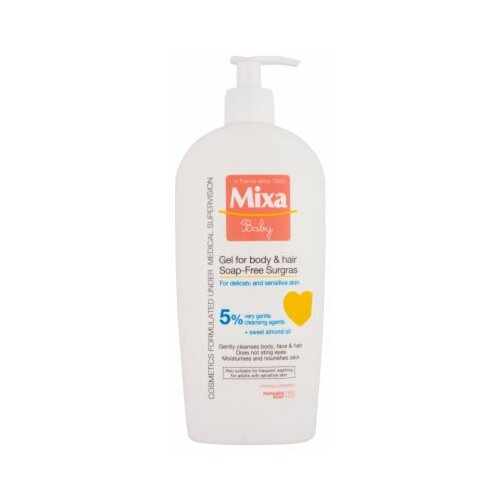 Mixa šampon i gel za tuširanje za bebe 400ml Slike