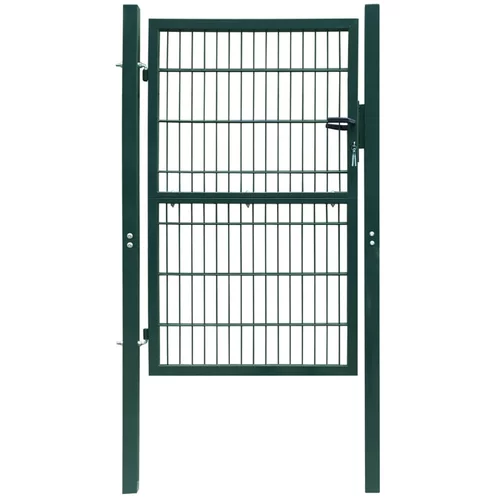  2D vrata za ogradu (jednostruka) zelena 106 x 210 cm