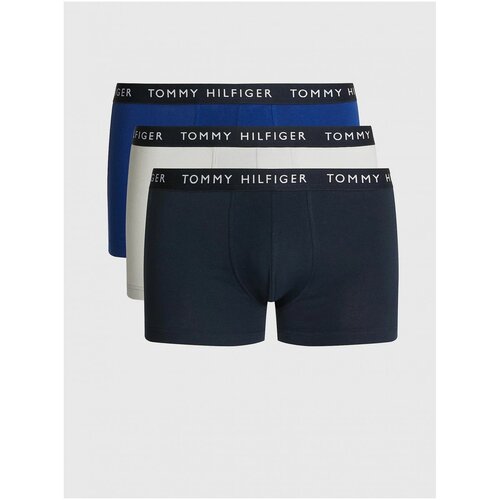 Tommy Hilfiger Set of three men's boxers in white and blue Underwe - Men Slike