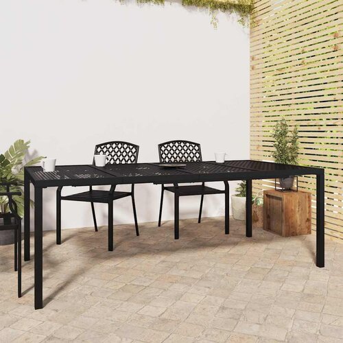  Vrtni stol antracit 200x100x72 cm čelični Cijene