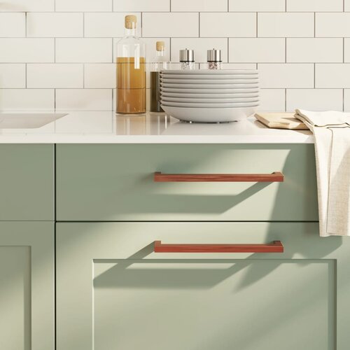 vidaXL Ročaji za omarico 20 kosov bronasti 224 mm nerjaveče jeklo Cene