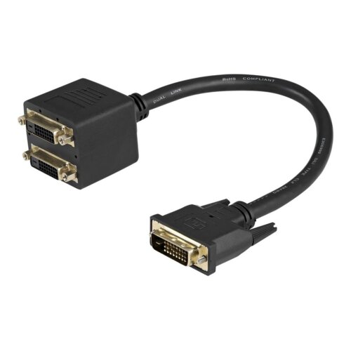 StarTech.com DVISPL1DD DVI kabel 0,3 m DVI-D 2 x DVI-D Crno Cene