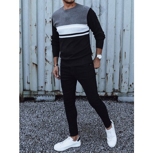 DStreet Men's sweater gray-black Cene