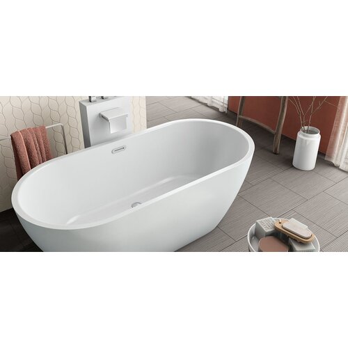 Kolpa San Kolpa Samostojeća Kada Dalia-FS 170x80/O (White&amp;amp;White) + sifon 561140 Slike