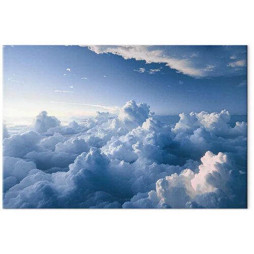  Slika - Aerial Landscapes: Rays Lighting Up Fluffy Cloud Formations 120x80 Slike