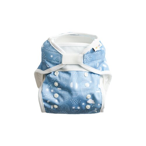 Vimse One Size plenične hlačke + vložki - Blue Teddy Cene